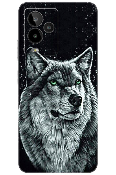 General Mobile GM 24 PRO (G514) Uyumlu Kılıf Desen Baskılı Silikon Kurt Baskı...