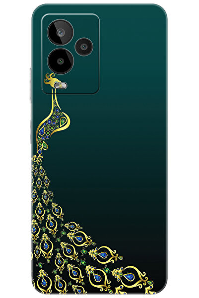 General Mobile GM 24 PRO (G514) Uyumlu Kılıf Desen Baskılı Silikon Tavus Kuşu...