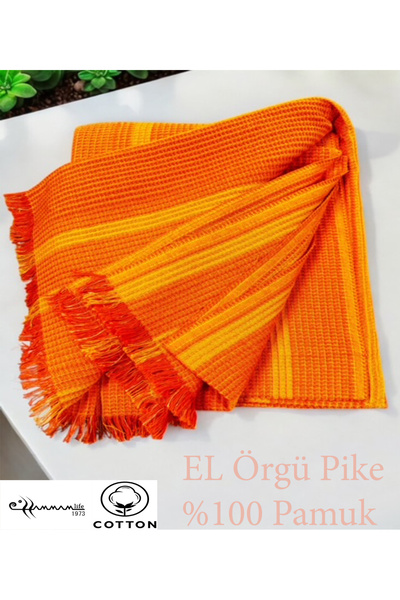 Hammamlife Pamuklu Battaniye El örgü desen