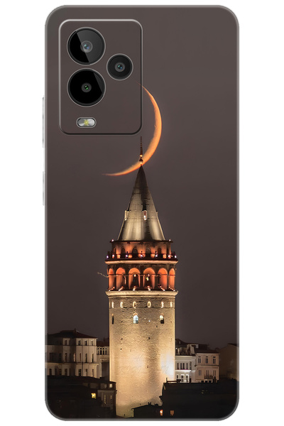 General Mobile GM 24 PRO (G514) Uyumlu Kılıf Desen Baskılı Silikon Galata Kul...