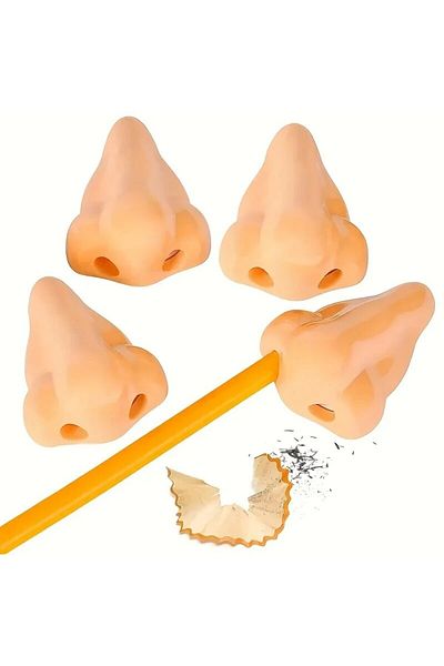 Choice 1pc 1/12pcs Creative Nose-Shaped Pencil Sharpeners Funny Nose Pencil Sharpener School Supplies Prize