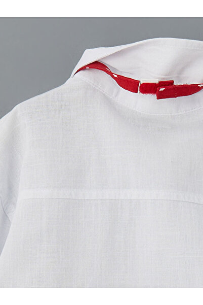 LC Waikiki Basic Long Sleeve Boy's Shirt and Bow Tie