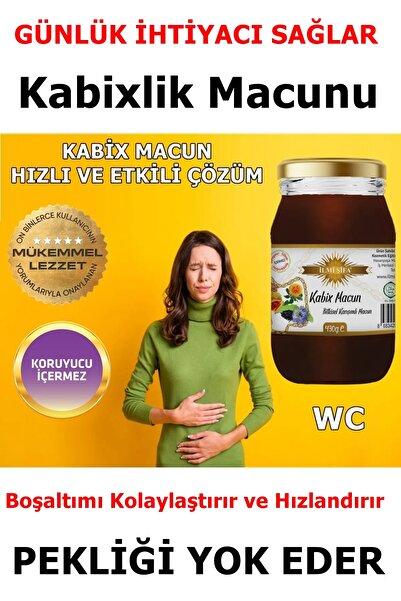 İLMİ ŞİFA Günlük Ihtiyacı Giderir Kabix Macunu 430 Gr. Wc Boşaltımı Kolaylaşt...