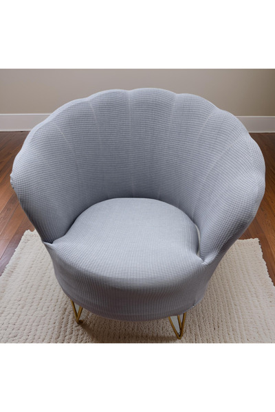 BONJOUR MADAME Tekli Koltuk Kılıfı Papatya Koltuk Örtüsü Ev Tekstili Oval Koltuk