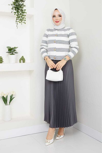 BİGÜMEX Women's Pleated Skirt