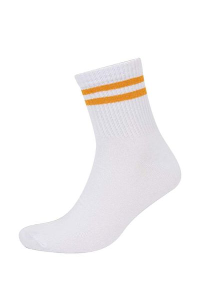 DeFacto New Season Men's Comfortable Elastic 3-Piece Cotton Socks