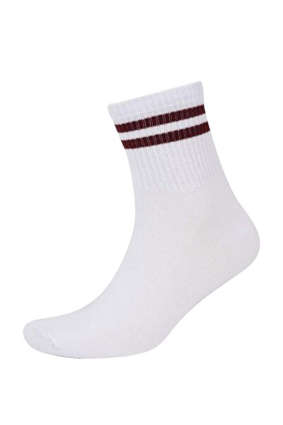 DeFacto Erkek Rahat Lastikli 3lü Pamuklu Soket Çorap C1971AXNS