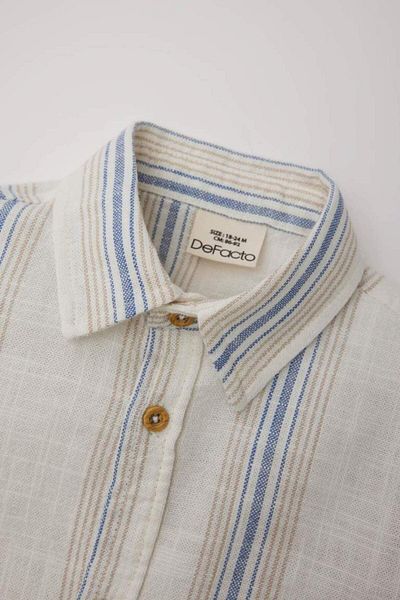 DeFacto New Season Baby Boy Striped Long Sleeve Shirt