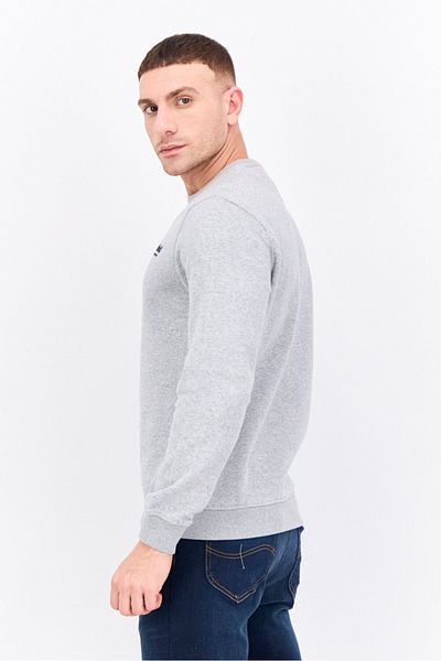 Penfield Men Crew Neck Brand Logo Long Sleeves Sweatshirt, Grey