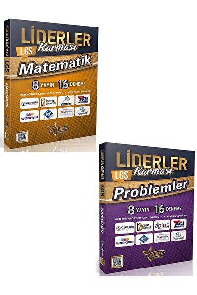 Açı Yayınları 8.Sınıf Liderler Karması LGS Matematik + Problemler 8 Yayın 16 ...