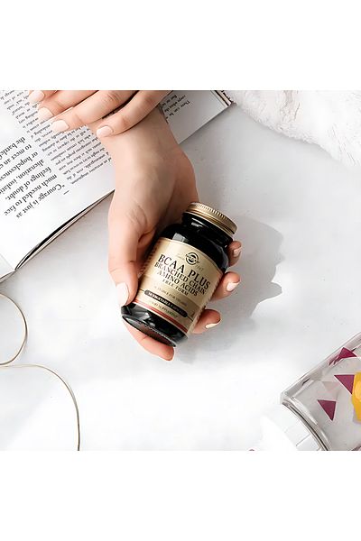 Solgar BCAA Plus 50 كبسولة - بدون رائحة