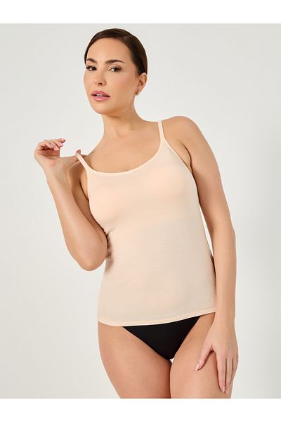 Styli Solid Adjustable Strap Cami
