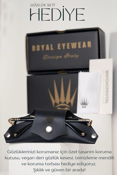 WATCHOFROYAL نظارة شمسية من Royal Eyewear Re981 باللون البني