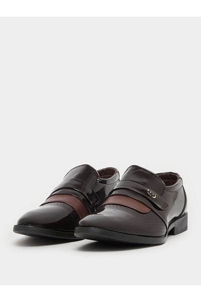 Styli Pointed Toe Slip On Derby Shoes