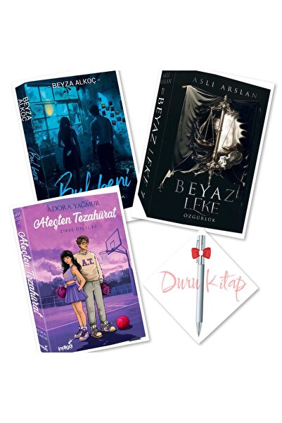 İndigo Kitap Beyza Alkoç - Aslı Arslan - Adora Yağmur Son Kitapları, POSTER A...