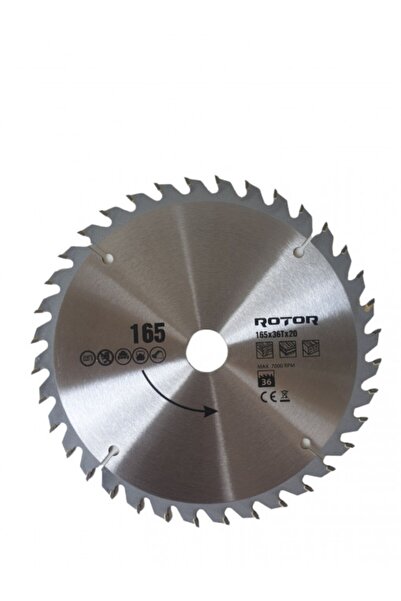 Rotor Daire Testere Bıçağı 165x20 36T Ahşap kesme diski