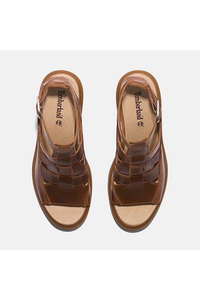 Timberland صندل نسائي من Allington Heights باللون البني