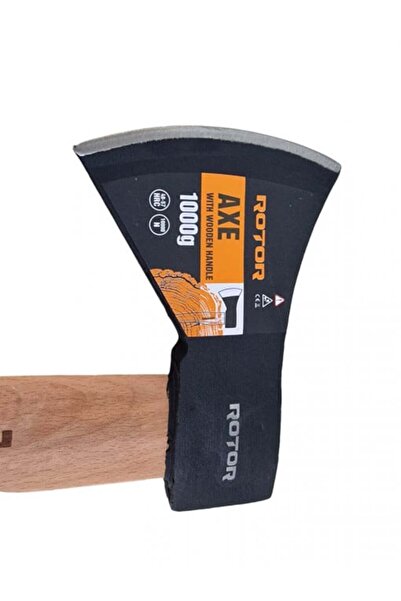 Rotor Ax 613 Ahşap Saplı Balta 1000gr (45 CM SAP UZUNLUĞU)