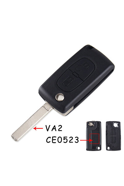 Choice12 غلاف مفتاح السيارة عن بعد بـ 2/3/4 أزرار لسيتروين 2BT VA2 CE0523 KEY...