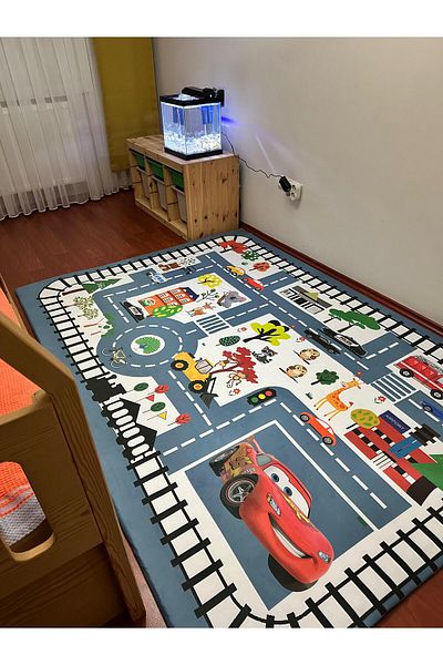 ALLGELSİN Elastic Micro Fleece Carpet Cover 4m2 160X230 or 6m2 200X300 Four or Six Meters Square Carpet Cover