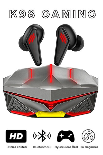Air Music K-98 Tws Işıklı Kulakiçi Bluetooth Kulaklık Kablosuz Oyuncu Kulaklı...
