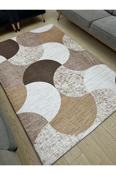 ALLGELSİN Elastic Micro Fleece Carpet Cover 4m2 160X230 or 6m2 200X300 Four or Six Meters Square Carpet Cover