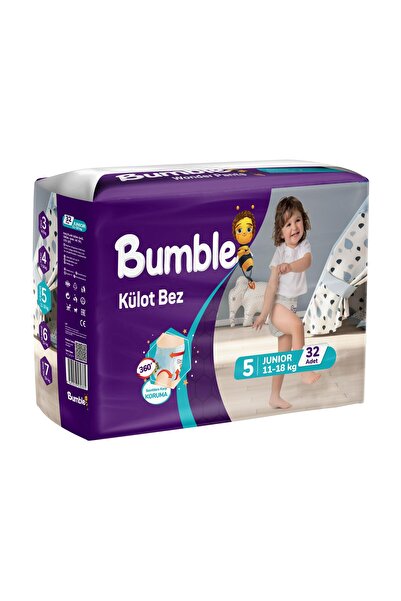 Bumble 5 Numara Junior Külot Bebek Bezi 32 Adet 11-18 Kg