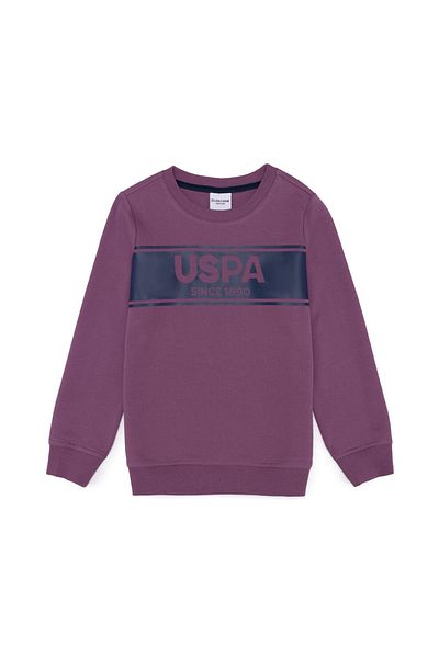 U.S. Polo Assn. Boy's Violet Sweatshirt