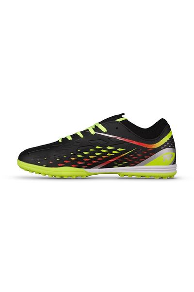 M.P. MP ProStrike Fusion Unisex Lace-up BLACK-YELLOW Astroturf Football Shoes