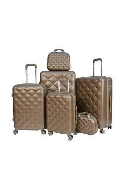 MORANO 6-Piece MORANO Travel Luggage Trolley Set Size 32''-28''-24''-20''-14''-12'' Inches.