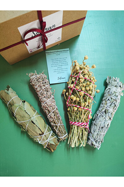 SillageCandle Organik Tütsü Demeti Meditasyon ve Pozitif Alan için Kaliteli T...