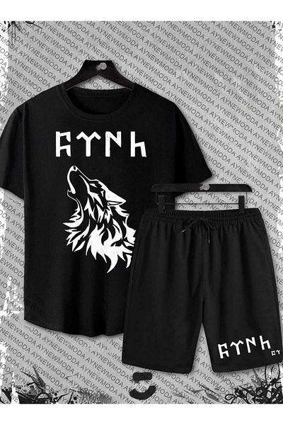 FULL TOLERANCE Bozkurt Print Shorts Tee Set