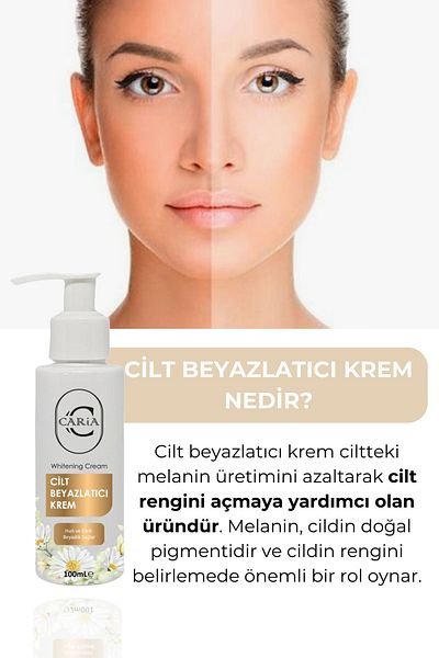 Caria 100ml - Skin Whitening, Brightening Glutathione Blemish, Cream Collagen, Niacinamide & Kojic Acid