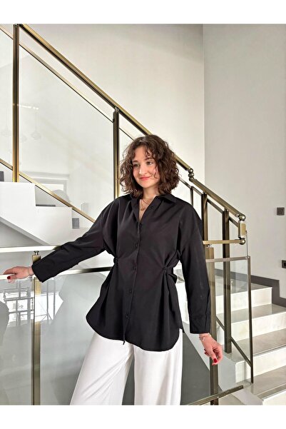 Butik Buttoned Zr Model Oversize Design Shirt
