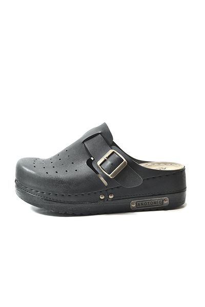 Onlo Ayakkabı Onlo Shoes Ayn.008 Women's Black High Heeled Women's Slippers