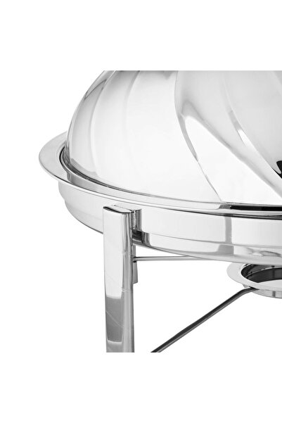 Dania Silver stainless steel food serving warmer