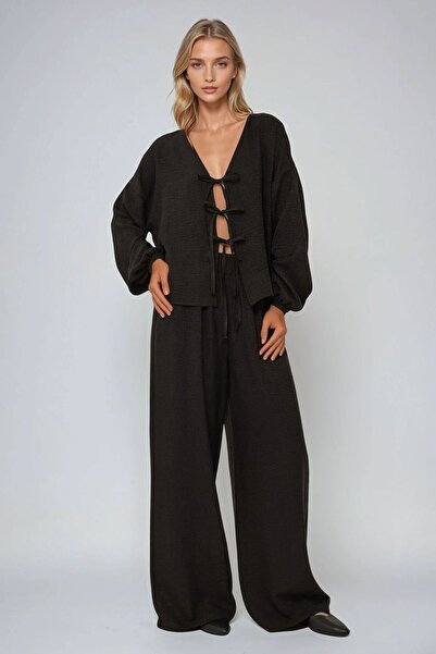 Hiccup Relaxed Fit Bow Tie Detailed Top