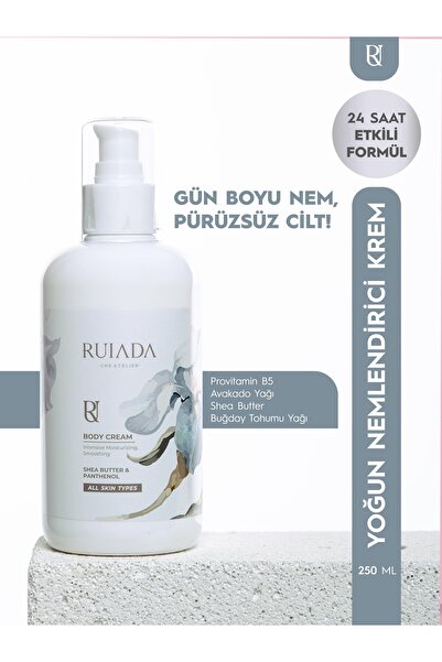 RUIADA Yoğun Nemlendirici Besleyici ve Onarıcı El ,Yüz ,Vücut Kremi 250 ml. (...