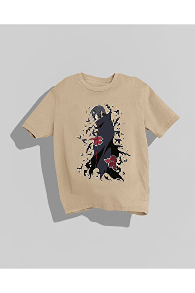 Nulivez Sasuke Uchiha Anime Topic Compact Unisex Oversize T-Shirt