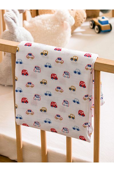 LC Waikiki Baby Boy 100% Cotton Quick Dry Muslin Cover (90X100)