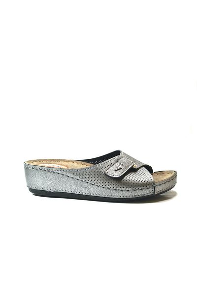 Onlo Ayakkabı Onlo Shoes ARYN.701 Γκρι Ανατομική Σόλα Gel Daily Γυναικείες Μητρικές Παντόφλες