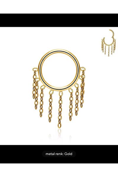 Arescollection G23 Titanium - قطعة واحدة من ثقب الحلقة المفصلي المتوافق مع Helix Lobe Conch