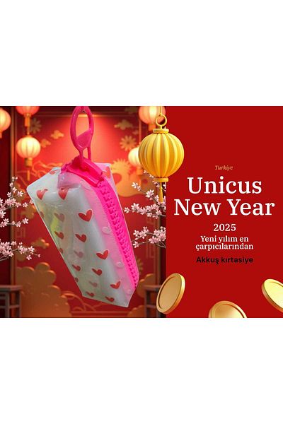 akkuş Unicus 1001 TR - Μολυβοθήκη με μεγάλο φερμουάρ