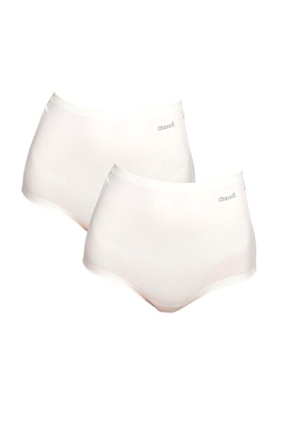 Kom Жіночі мікротканинні трусики без швів, 2 шт., з високою талією QR.K1SK.K3...