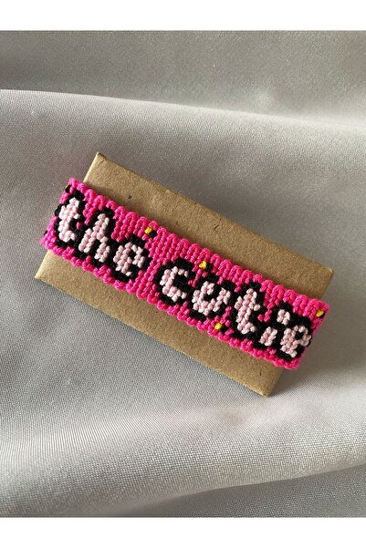 MELUSH سوار لطيف مع رسالة سوار مكتوبة سوار محبوك يدويا