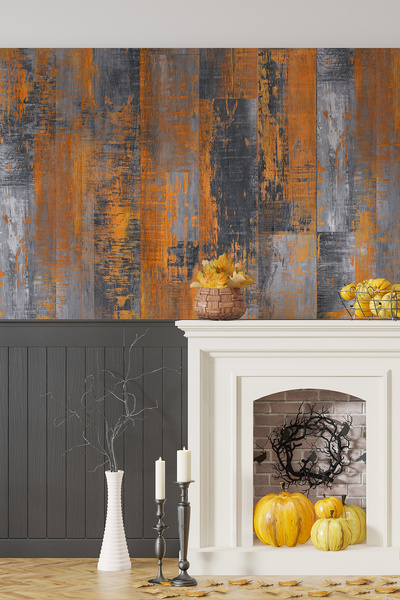 dreamwall Eskitme Ahşap Desenli Isı Ve Ses Yalıtımlı Sağlıklı Tekstil Duvar Kağıdı