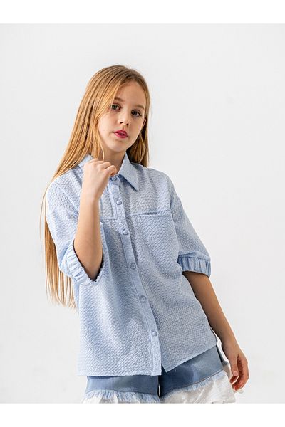 GİYİCEM TEKSTİL Cămașă elastică pentru gură pentru fete 3163