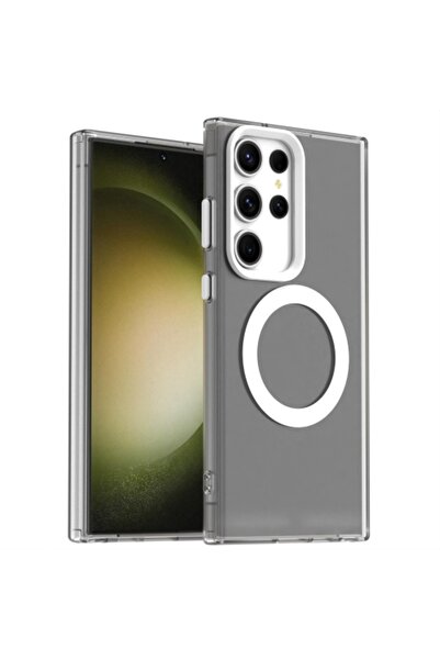 Rivor Samsung Galaxy S24 Ultra Kılıf Kamera Çıkıntılı Magsafe Ve Kenarları Re...