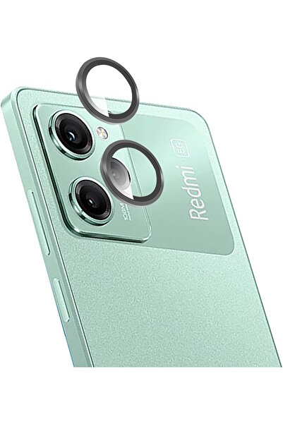 m.tk moveteck Xiaomi Redmi Note 12 Pro 5G Uyumlu Kamera Koruma Lens Koruyucu Temperli Cam Uygulama Aparatlı Lens