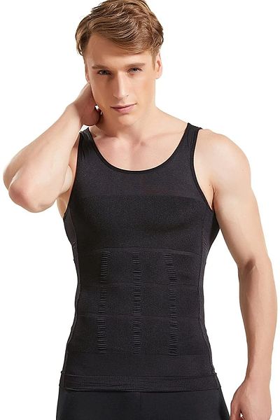 XORVİO Men's Athlete Corset Waist Chest Belly Tightener Firming Double Knitted Upright Posture Quality
